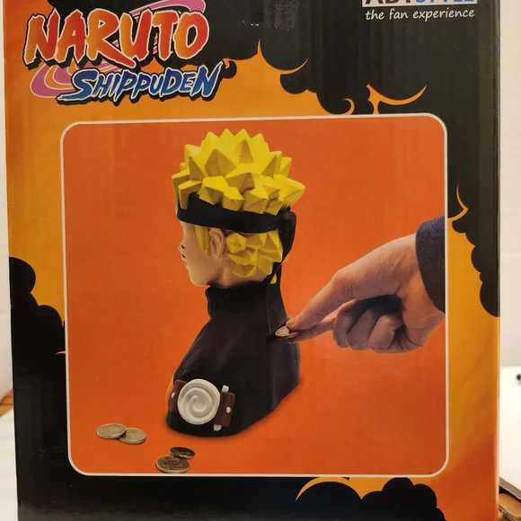Naruto Shippuden Action Figure - Yellow Hair, Black Outfit